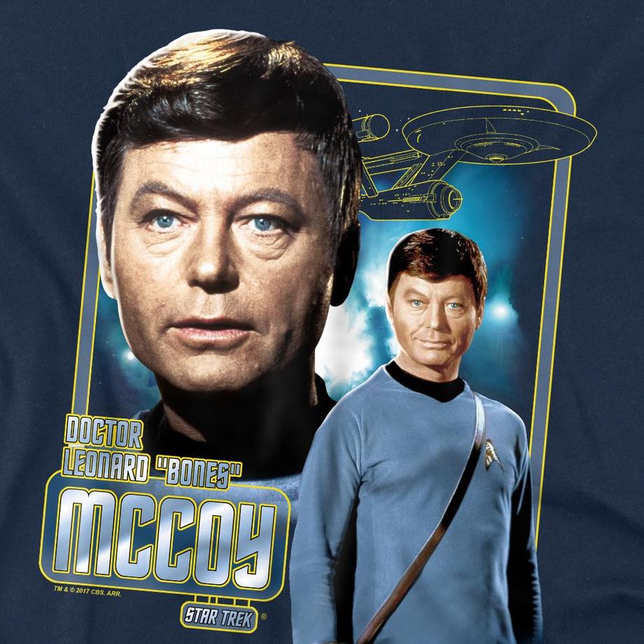 Star Trek Star Trek Doctor McCoy Bedrucktes T-Shirt  