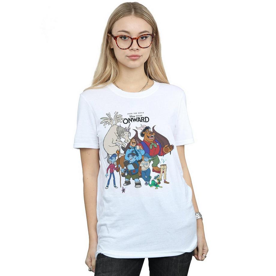Disney Onward Grafikdruck T-Shirt  