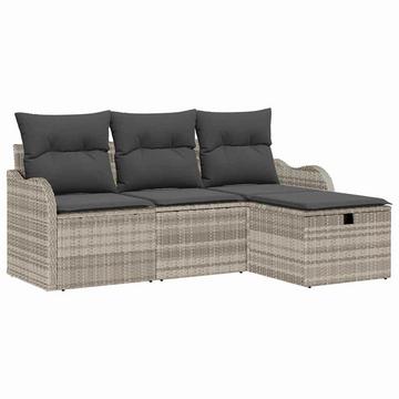 Garten-sofa poly-rattan