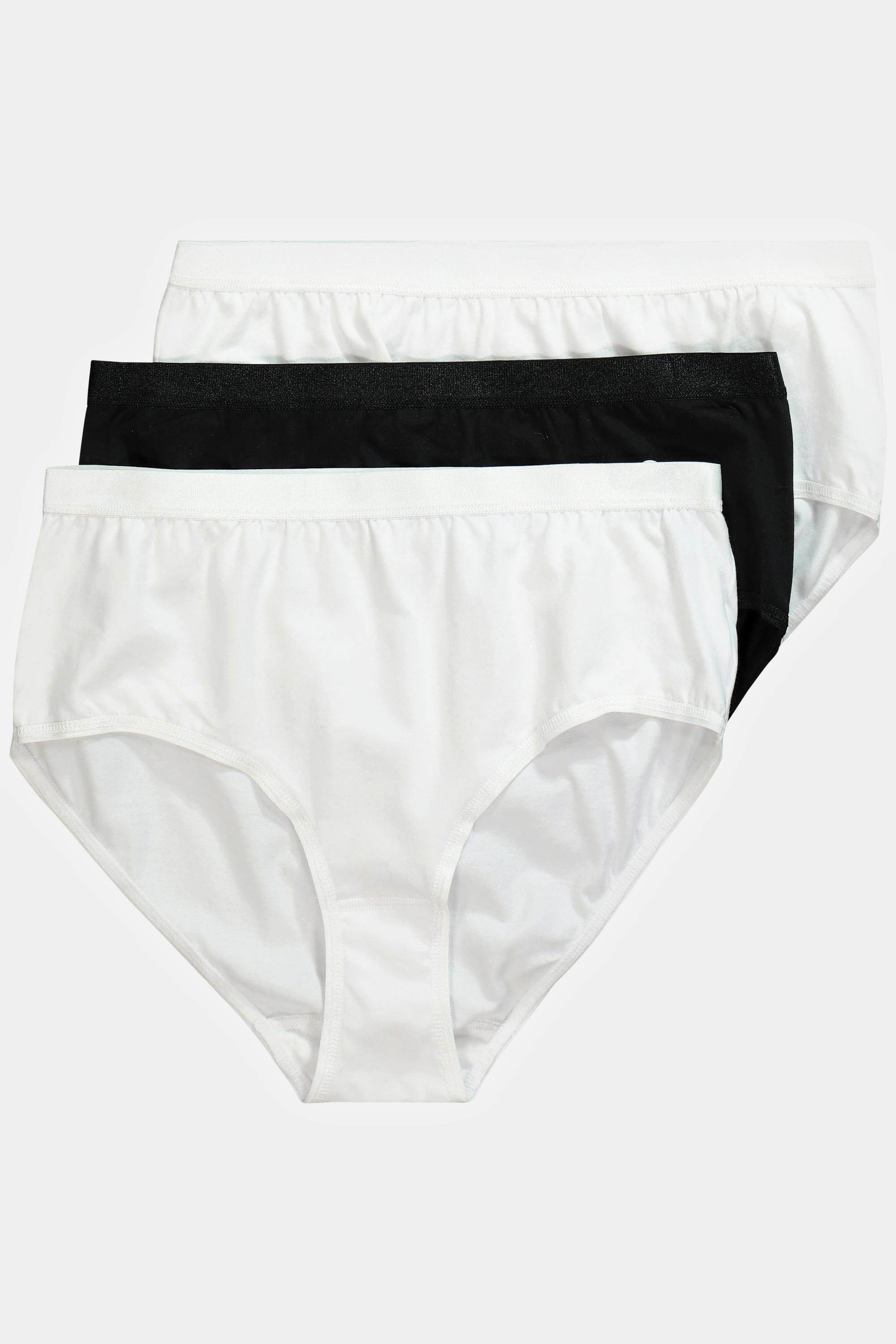 Ulla Popken Slip a vita alta confezione da tre  