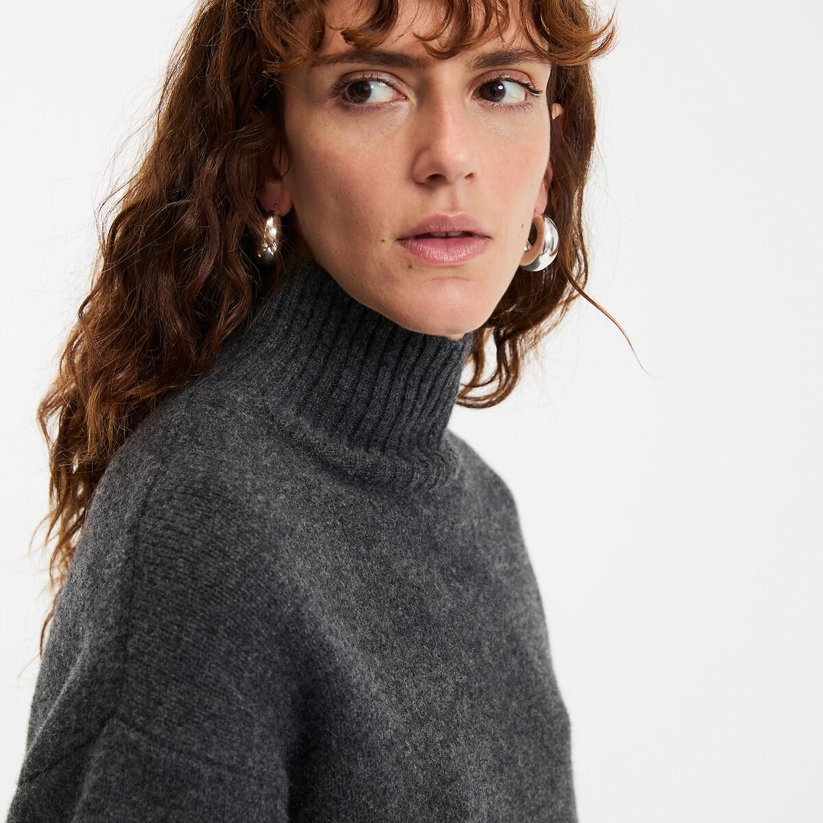 La Redoute Collections Woll Rollkragenpullover  