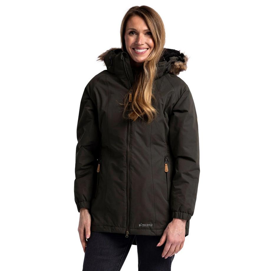Trespass Celebrity Parka isolato lunghezza maggiore  