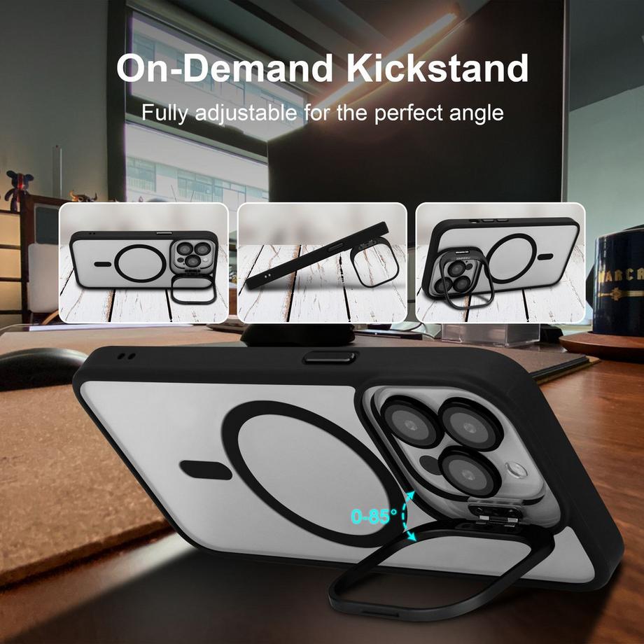 Cadorabo  iPhone 14 PRO MAX Hülle Magsafe kompatibel inkl. Kameralinsen Schutz 