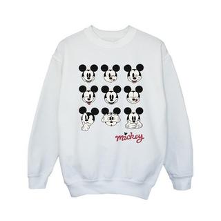 Disney  Mickey Mouse Many Faces Sweatshirt 