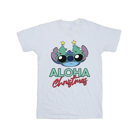 Disney  Lilo And Stitch Christmas Tree Shades TShirt 