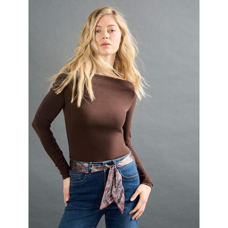 APRICOT Jean évasé Lulu avec ceinture-écharpe  
