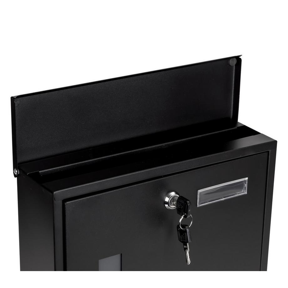 B2X  Stahlbriefkasten Briefkasten mit Schloss 