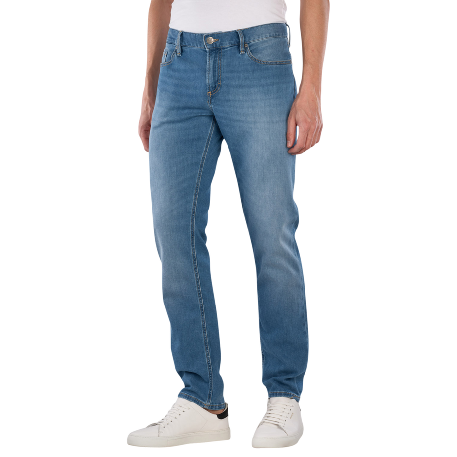 Alberto Pipe Regular Fit Laser Denim Jeans  