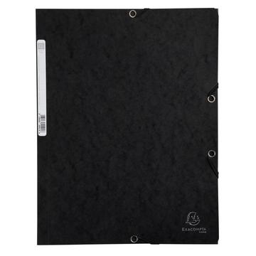 Chemise 3 rabats à élastiques carte lustrée 400g/m2 - A4 - x 25