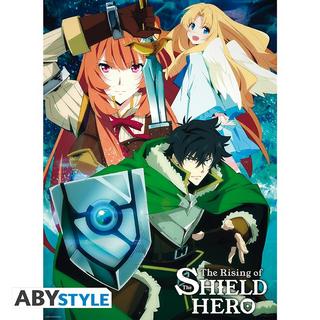 Abystyle  Poster - Pack de 2 - Shield Hero - Groupe & Duo 