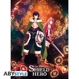 Abystyle  Poster - Pack de 2 - Shield Hero - Groupe & Duo 