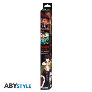 Abystyle  Poster - Pack de 2 - Shield Hero - Groupe & Duo 