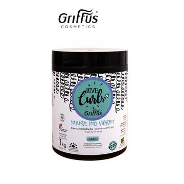 Griffus Love Curls Natural & Vibrant Crème Coiffante 1 KG 4ABC