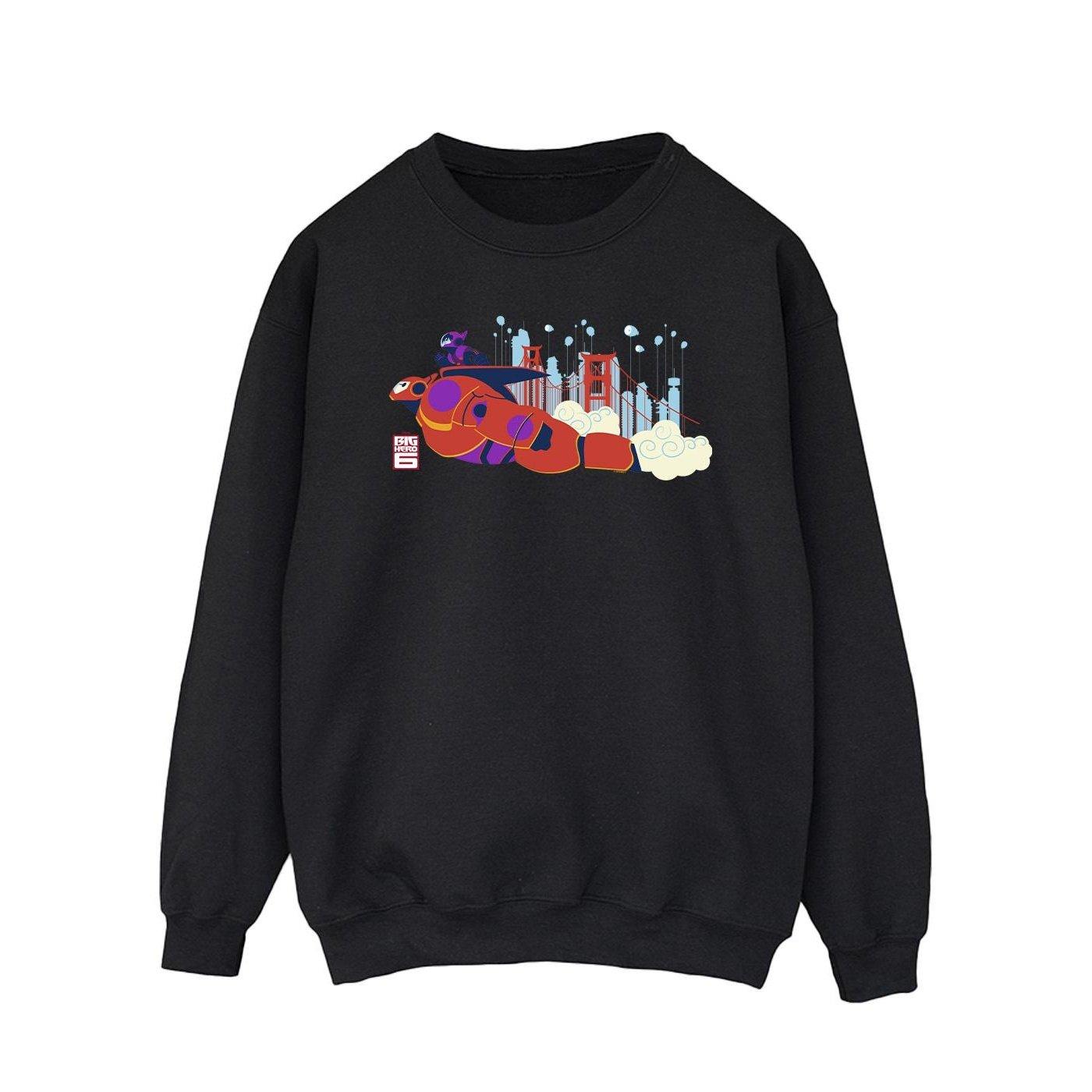 Disney  Big Hero 6 Baymax Hiro Bridge Sweatshirt 