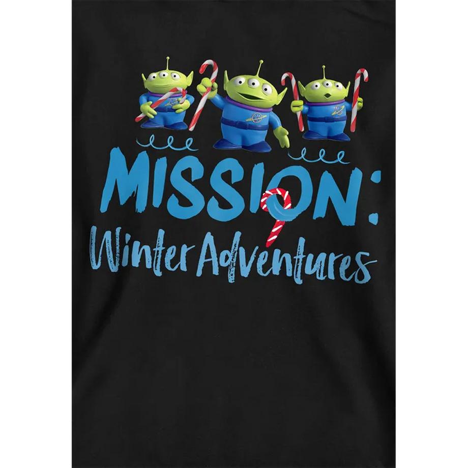 Toy Story  Mission Winter Adventure Aliens At Christmas Felpa Con Cappuccio 