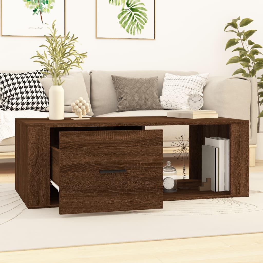 VidaXL Table basse bois d'ingénierie  