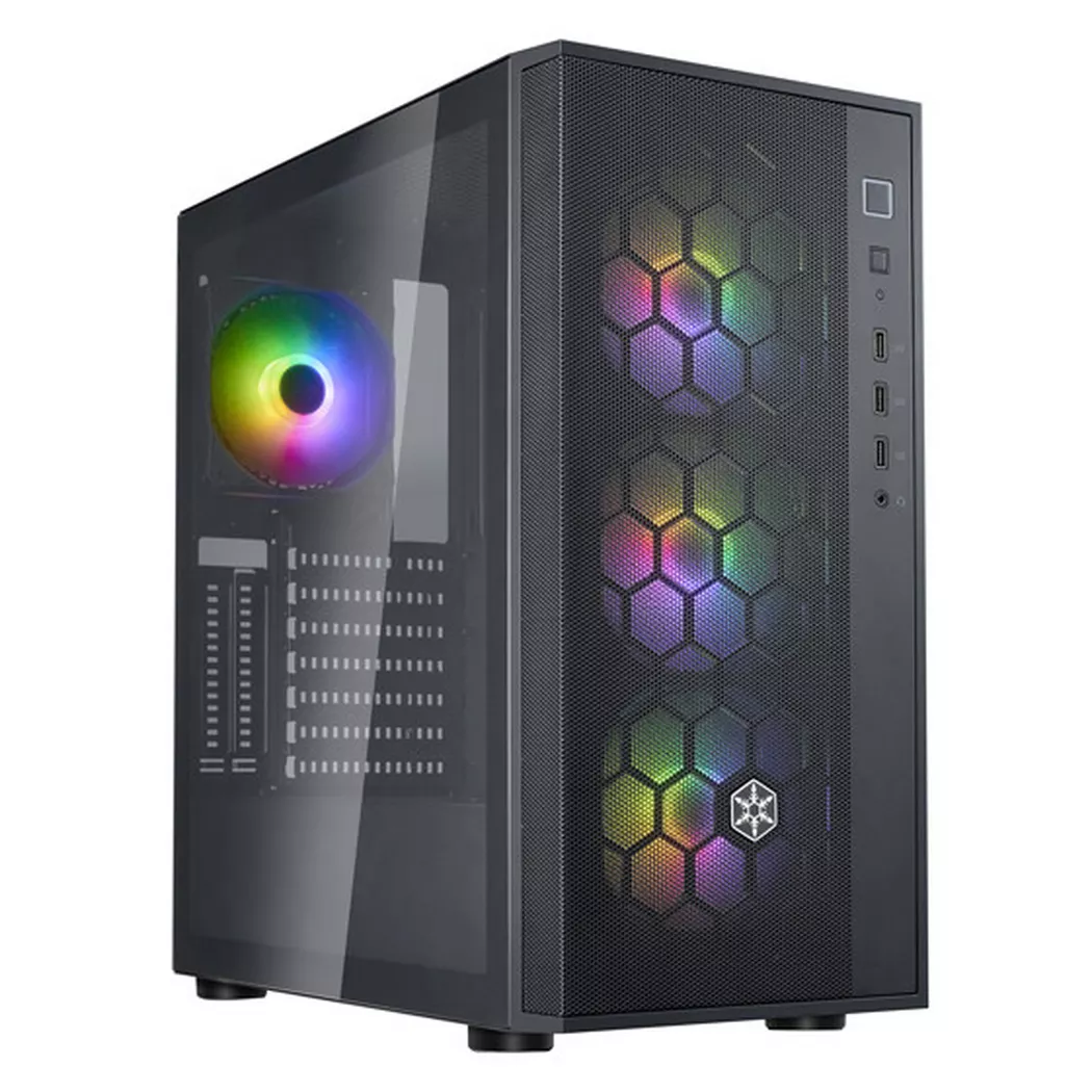 SilverStone – PC-Gehäuse FARA R1 PRO, Schwarz