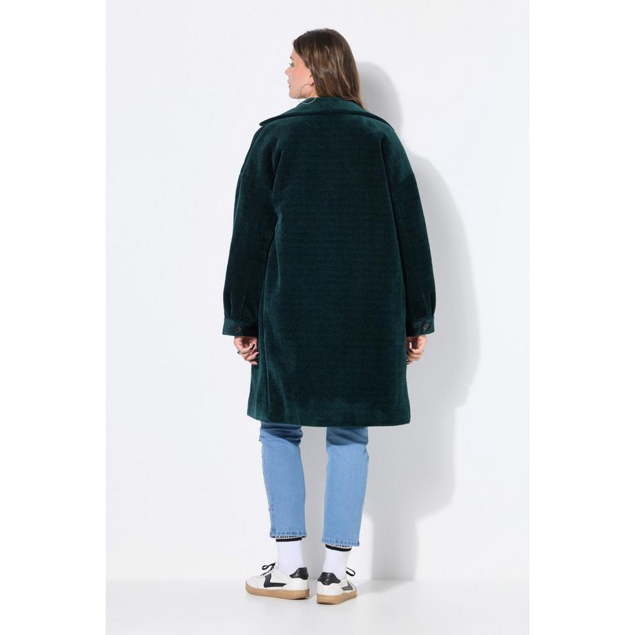 Studio Untold Oversized Doppelreiher Mantel mit Reverskragen  