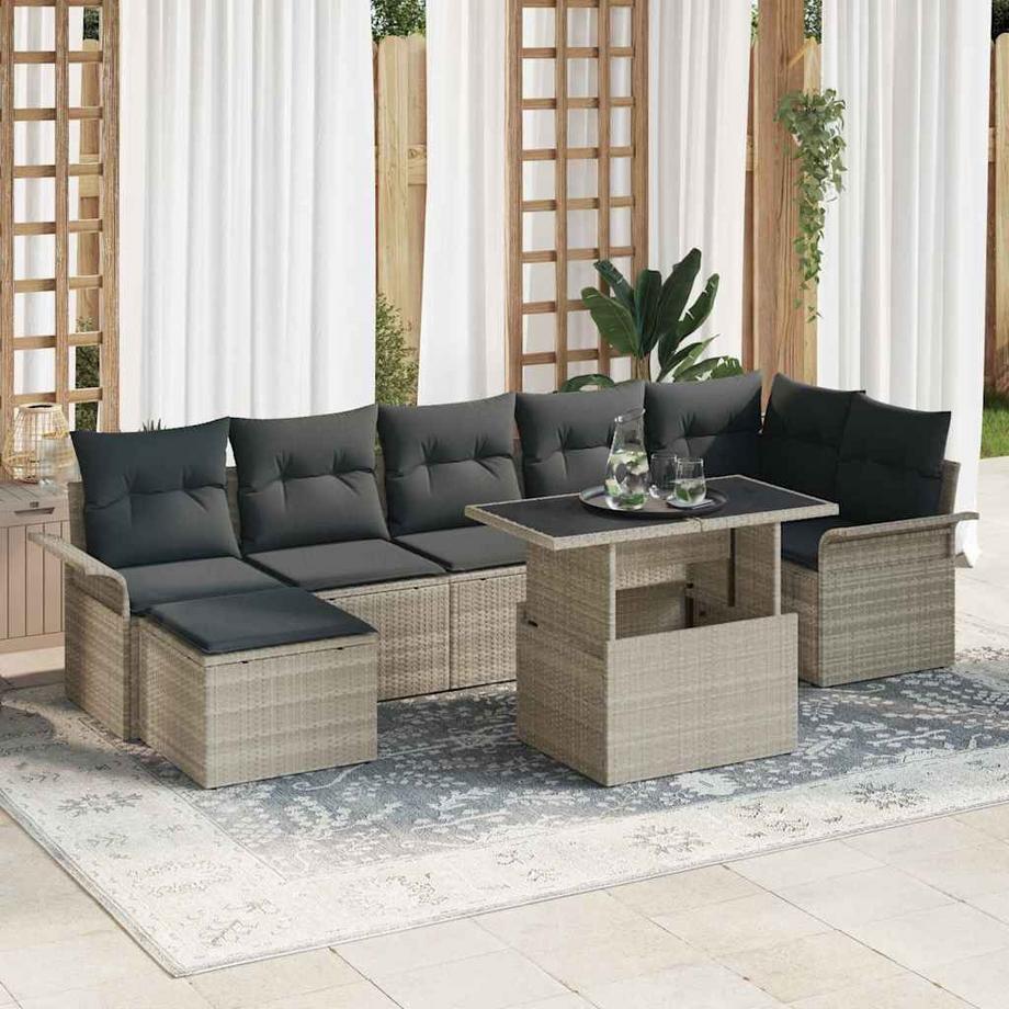 VidaXL Gartenmöbel set poly-rattan  