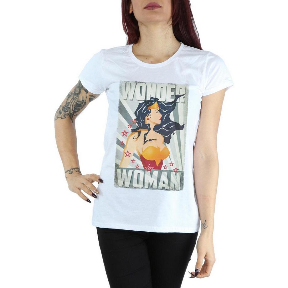 DC COMICS Wonder Woman Poster Print T-Shirt  