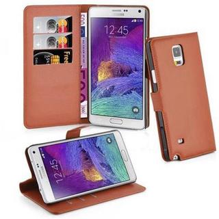 Cadorabo  Hülle für Samsung Galaxy NOTE 4 Standfunktion, Kartenfach 