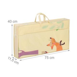 B2X Tappetino da gioco con tema animali e strade, pieghevole  