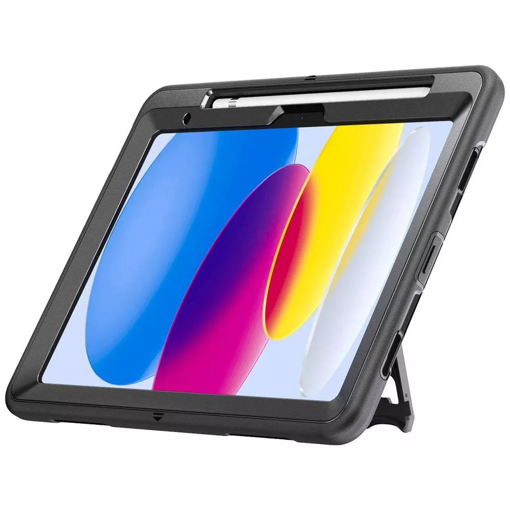 4smarts - Rugged Case Grip für iPad 10.9 (2022 10Gen), 10, Noir