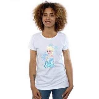 Disney Frozen Elsa T-Shirt Maniche Corte  