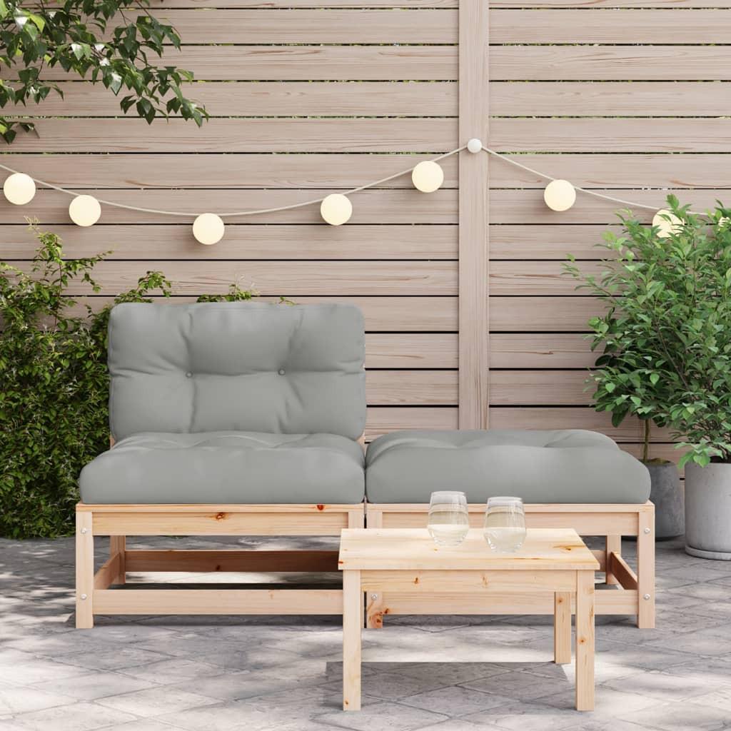 VidaXL Gartensofa holz  