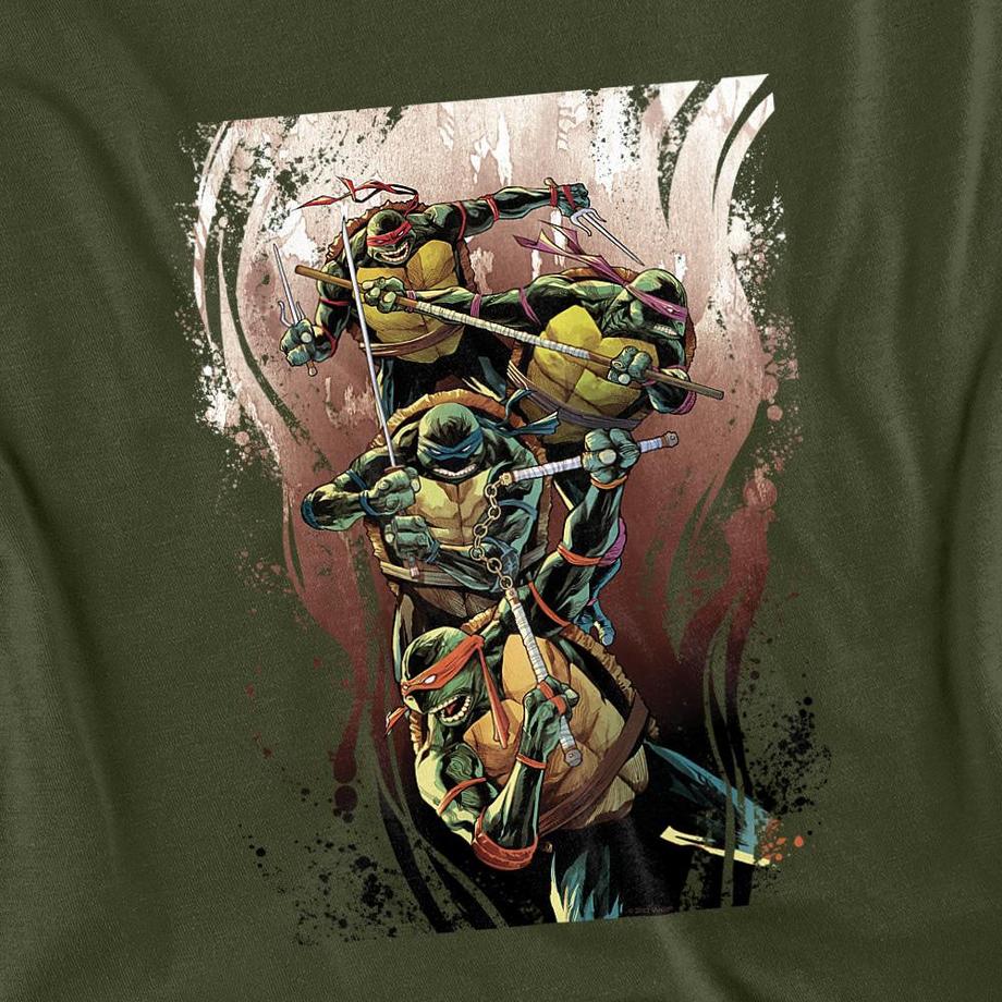 TEENAGE MUTANT NINJA TURTLE  T-ShirtEarthy Rainbow Warriors 