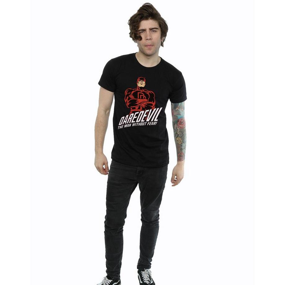 MARVEL Daredevil The Man Without Fear T-Shirt Stampa Grafica  