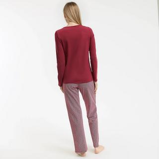 SO'HOME Langarm Baumwoll Jersey Pyjama  