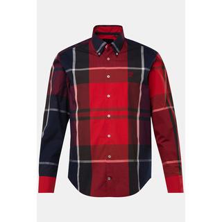 JP1880  Karohemd, Langarm, Buttondown-Kragen, Modern Fit 