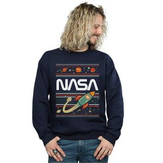 Nasa Christmas Rocket Sweatshirt  