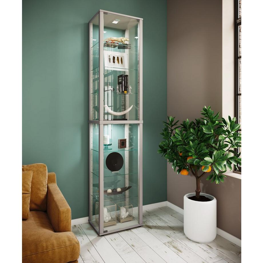 VCM Bois verre vitrine de collection vitrine de verre vitrine stand vitrine Kavisa XL  