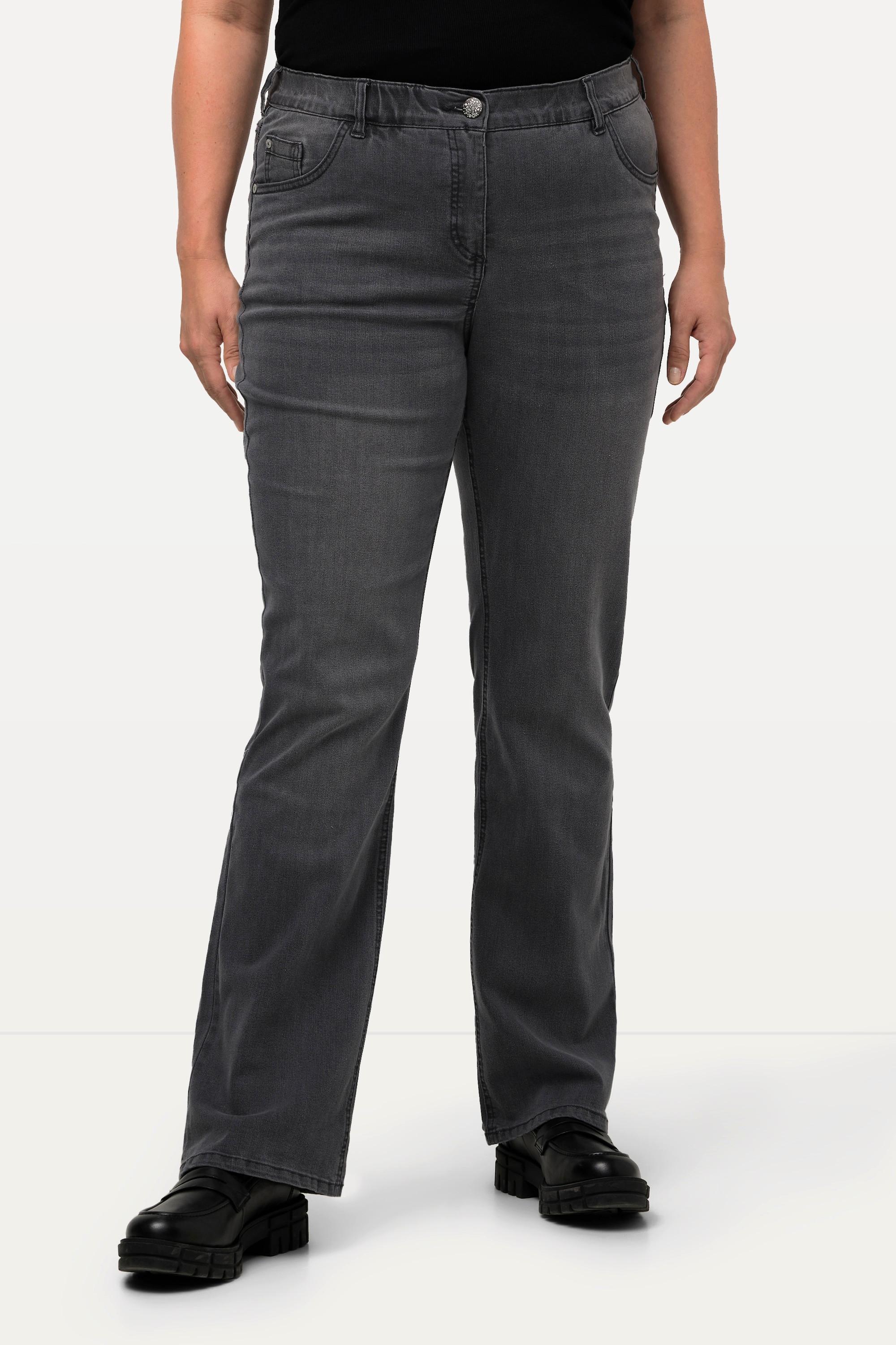 Ulla Popken Jean Marie Bootcut Taille Confort 5 Poches  