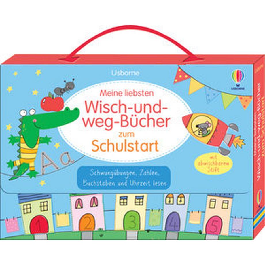 Usborne  Meine liebsten Wisch-und-weg-Bücher zum Schulstart 