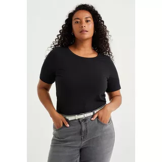 WE Fashion  T-Shirt Femme - Curve 