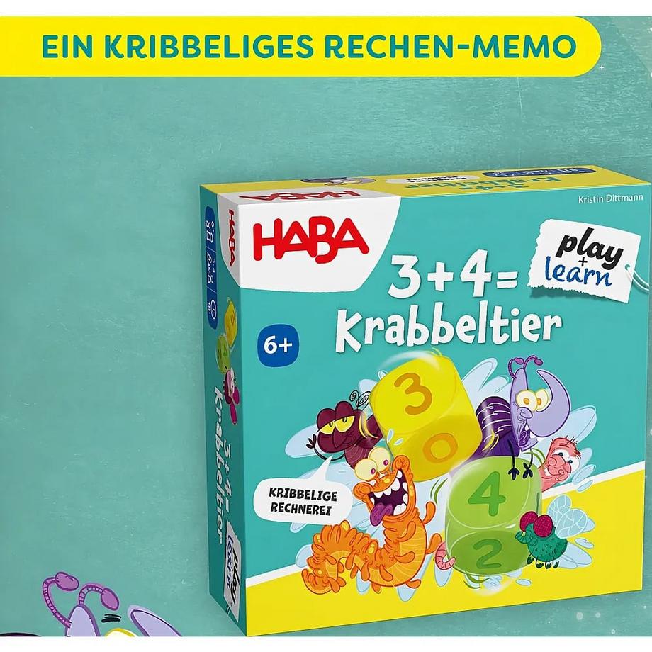 HABA  3+4 = Krabbeltier 