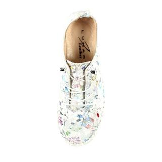 Lunar  Leinenschuhe Exbury, Floral, Leder 