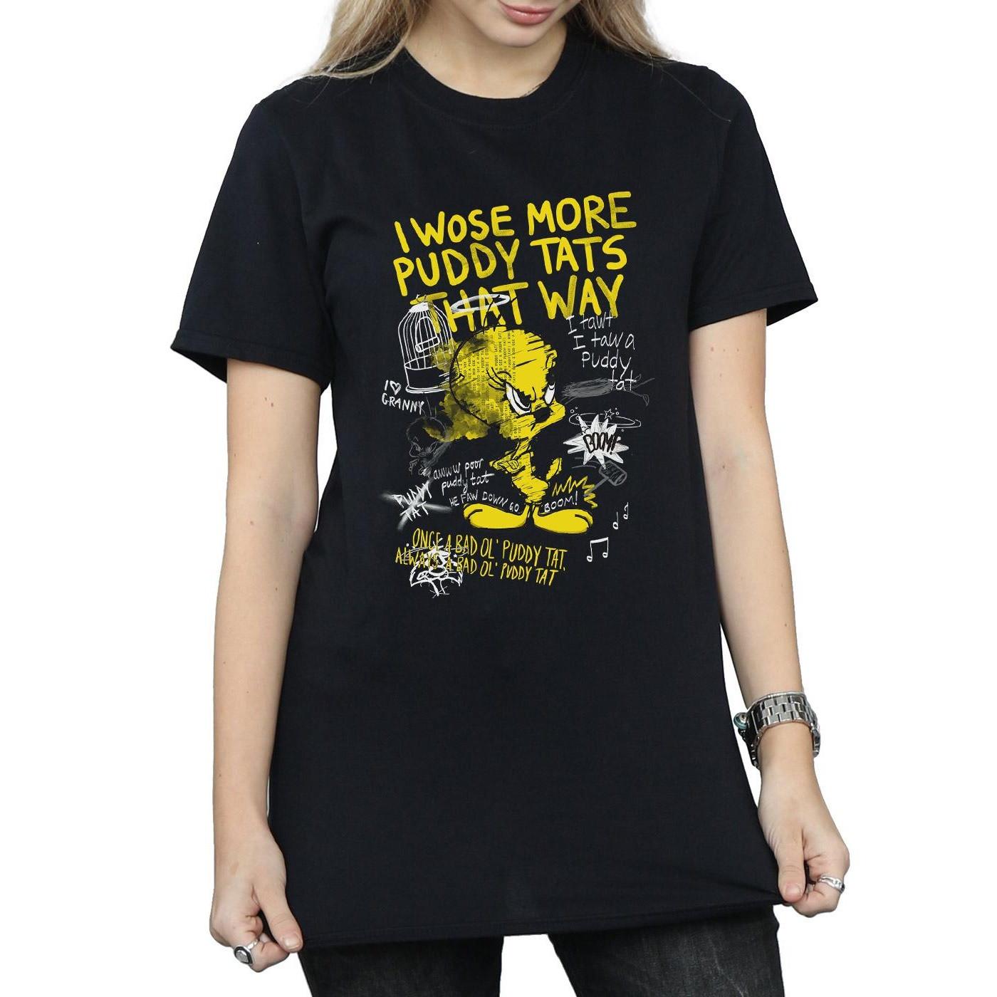 LOONEY TUNES  Tshirt TWEETY PIE MORE PUDDY TATS 