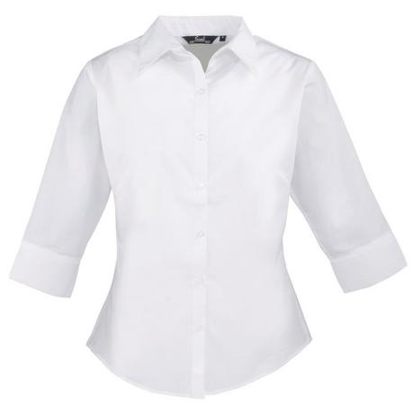 PREMIER Chemise de travail popeline 3/4 manches  