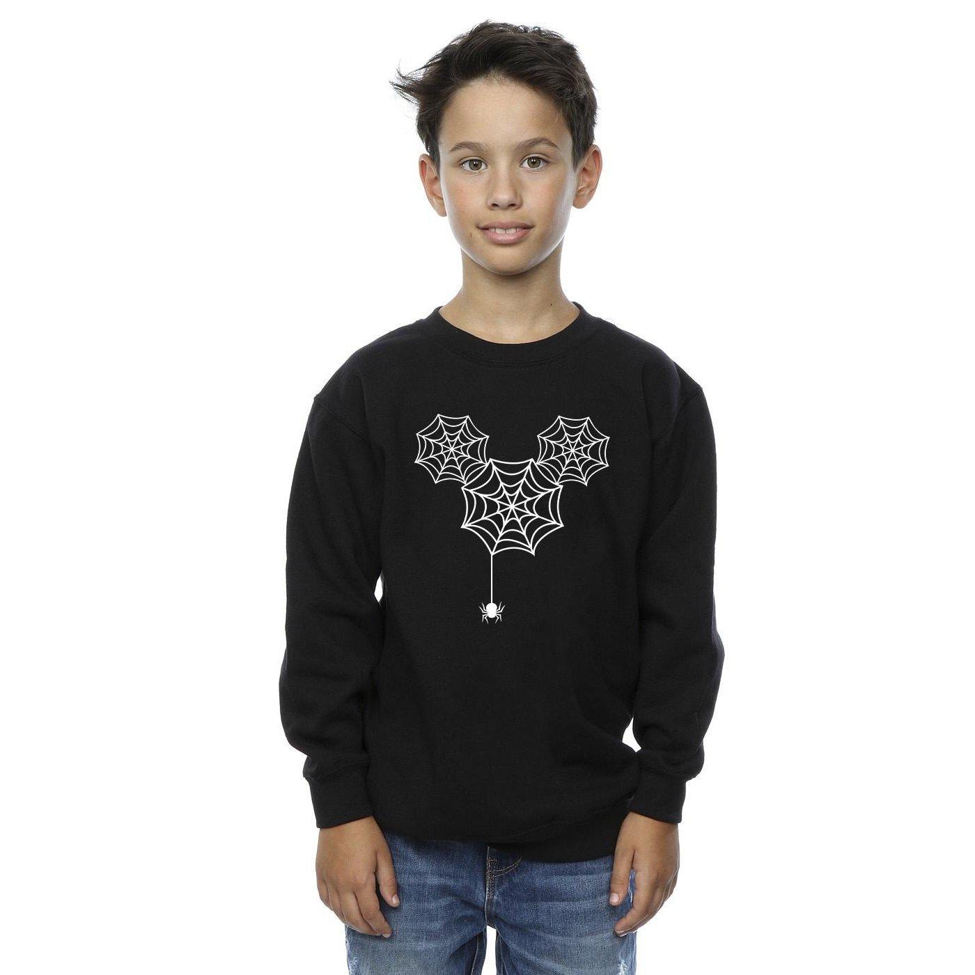 Disney  Mickey Mouse Spider Web Head Sweatshirt 