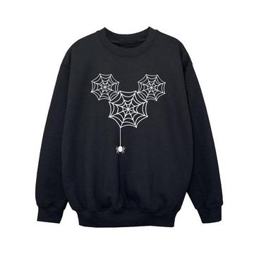 Mickey Mouse Spider Web Head Sweatshirt