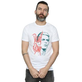 David Bowie Bedrucktes Regular Fit T-Shirt  