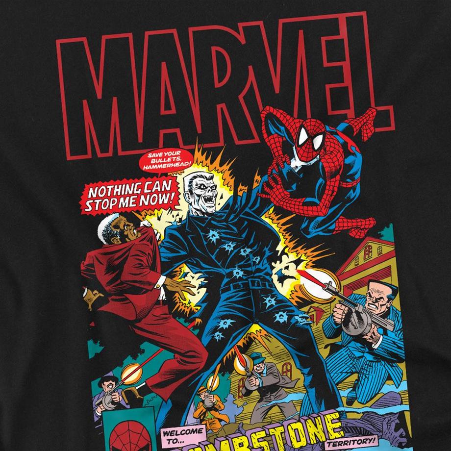 Spider-Man  T-ShirtManches Longues Motif Tombstone Et Hammerhead Motiftyle Housse 