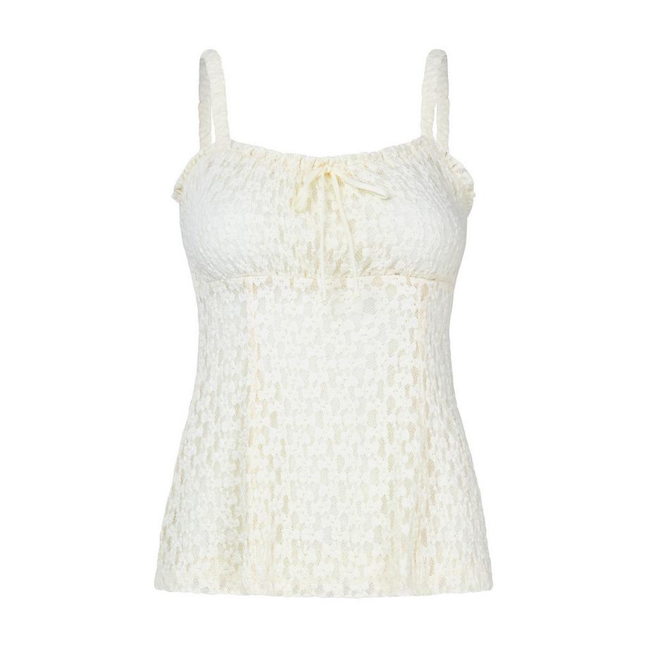 Joe Browns Top Strutturato con Dettaglio a Fiocco e Schiena Smockata  