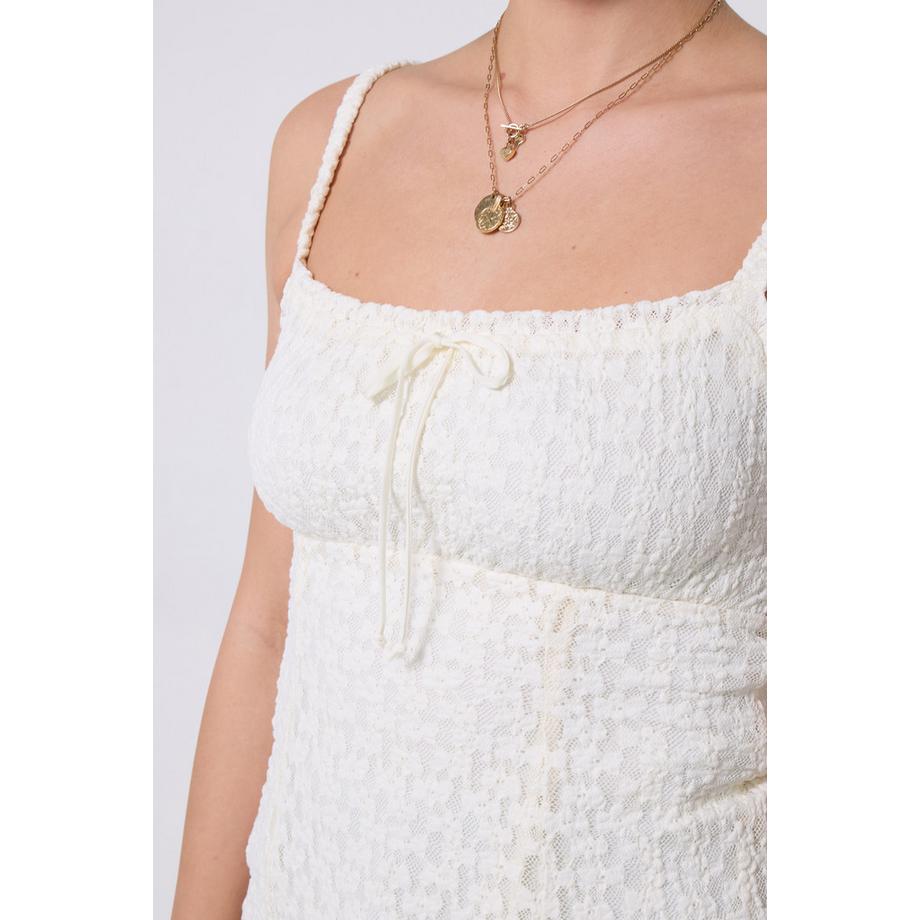 Joe Browns Top Strutturato con Dettaglio a Fiocco e Schiena Smockata  