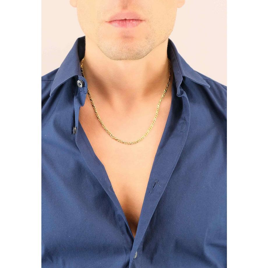 MUAU Schmuck  Collier 8 pcs. Or jaune 750, 3.2mm, 42cm 