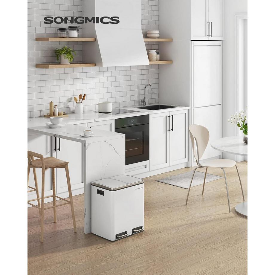 Songmics Système de tri pour poubelle de cuisine Softclose  